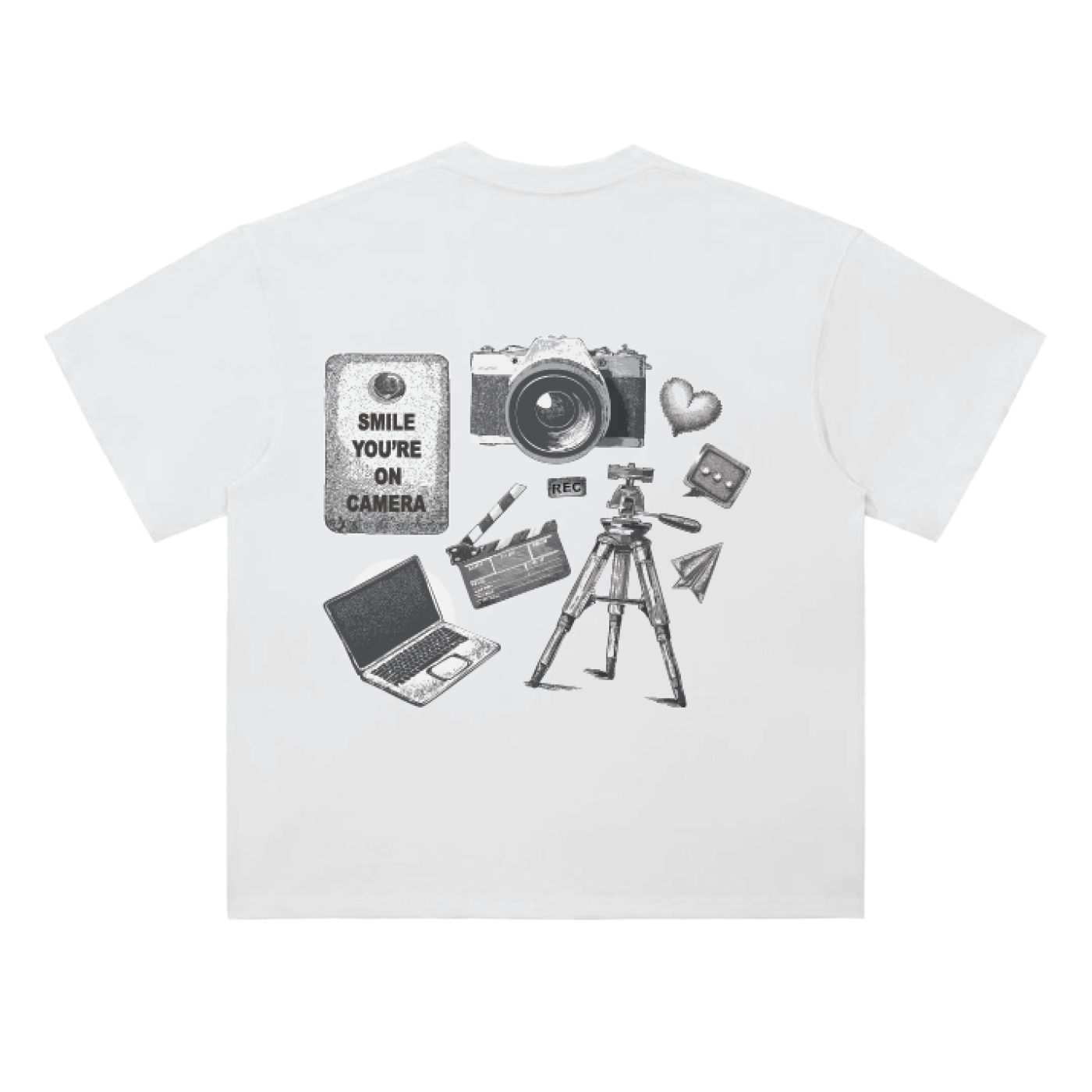 "I DONT TRAP I CREATE CONTENT" Drop Shoulder T-Shirt