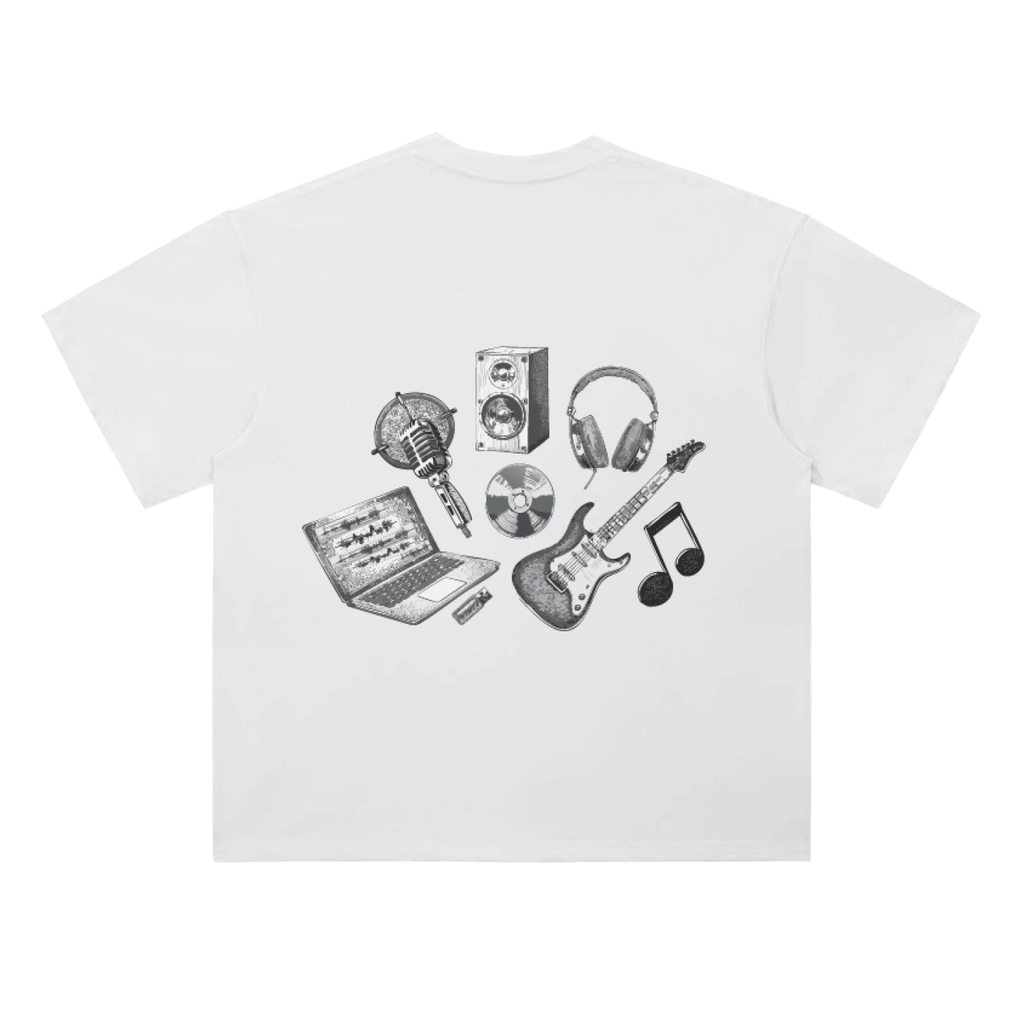 "I DONT TRAP I MAKE MUSIC" Drop Shoulder T-Shirt